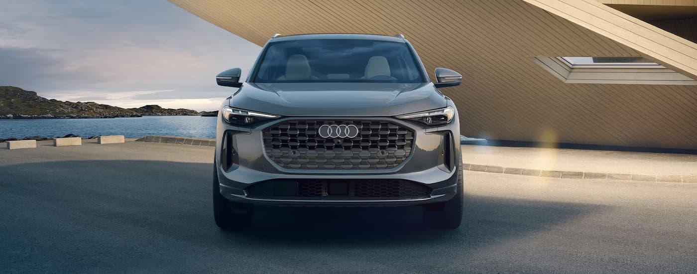 Grey 2025 Audi Q5 for sale near Hollins parked near water